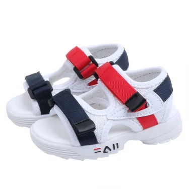 summer new children's sandals baby toddler shoes girls beach shoes soft bottom non-slip boys sports sandals leisure 21-30 5