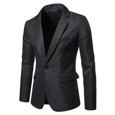 Royal Blue Blazer Men Casual Suit Solid Colour Mens Blazers Jacket Coat XXXL Size Single Button B10 4