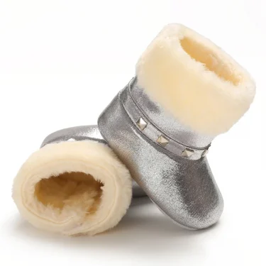 Autumn and Winter Baby Cotton Shoes With Plush Insulation Are Suitable For Indoor and Outdoor Baby Walking Shoes 3