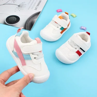 Baby Toddler Shoes Four Seasons Shoes 0 To 3 Years Old Baby Shoes Soft Bottom Non-slip Girls Boys Mesh Breathable Single Shoes 2