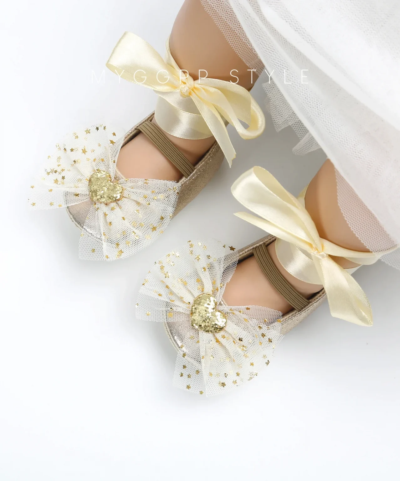 2pcs/Set Newborn Baby Shoes Baby Boy Girl Shoes Girl Classic Bowknot Rubber Sole Anti-slip PU Dress Shoes First Walker Toddler C 6
