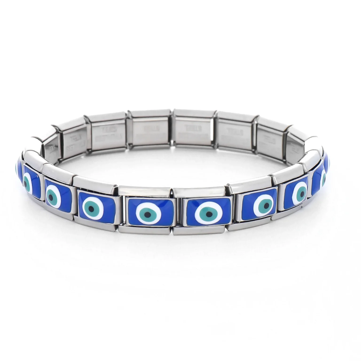 9mm Romantic Colour Heart Star Moon Flower Eye Italian Charm Links Fit Stainless Steel Bracelet Jewelry DIY Making 3