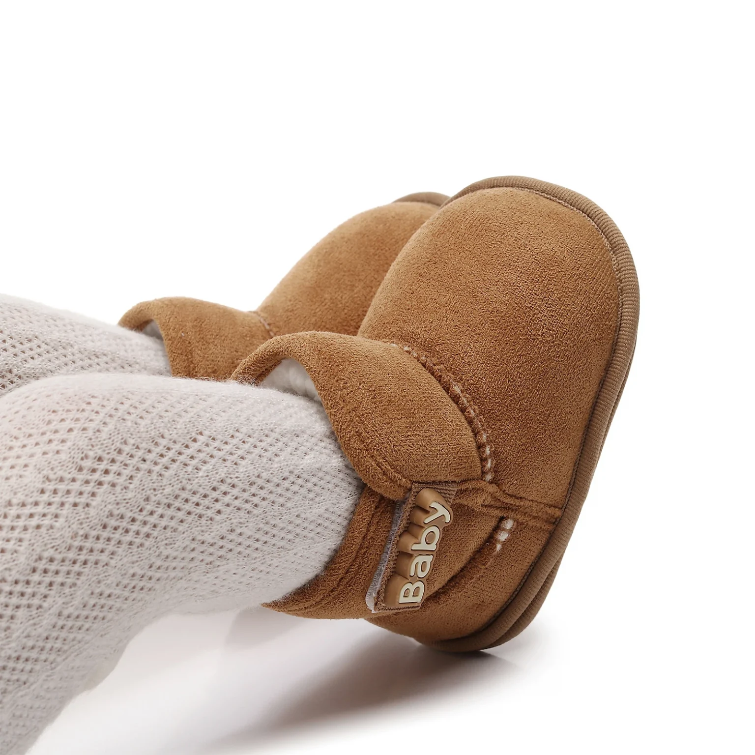 Baby Girls Boys Winter Ankle Boots Non-slip Newborn Snow Shoes Soft Bottom Fleece Warm Flats Casual Toddler Infant Walking Shoes 1