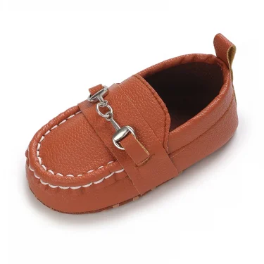 Leisure and Lightweight Male Baby Leather Shoes Soft and Comfortable British Style Baby Walking Shoes 0-18 Months Baptism 3