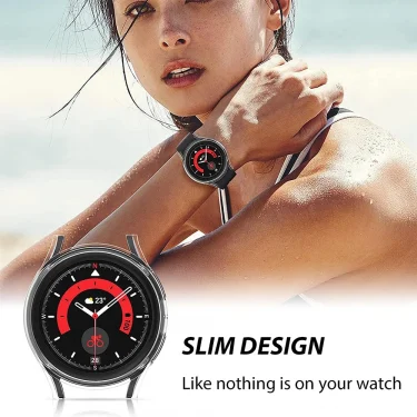 Case for Samsung Galaxy Watch 5 Pro 45mm Galaxy Watch 5 40mm 44mm Screen Protector PC Bumper All-Around Watch 5/5 Pro Accessorie 6