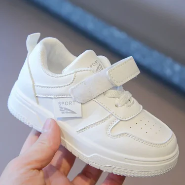 Baby Kid's Spring Autumn New Small White Shoes Tenis Sneakers Children Soft Sole Anti Slip Sneaker Toddler Casual Sport Shoes 6