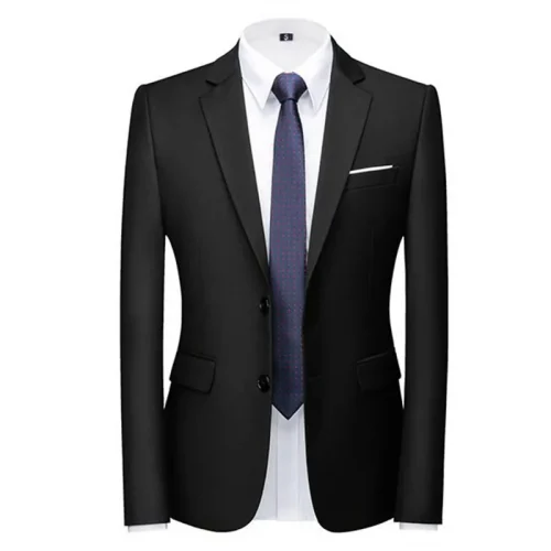 New Male Solid Colour Formal Suit Jacket 21 Colours Available Men Wedding Prom Party Tuxedo Blazer Slim Fit Coats 5