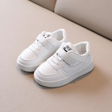 Kids Sneakers Children's Running Casual Shoes Soft Sole Non-slip Girl Baby Breathable Sports Shoes Boy White Shoe 2