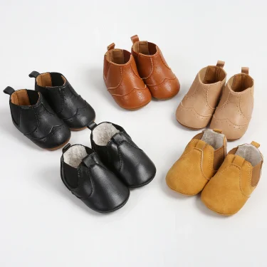 Baby Girls Cowboy Tassel Boots Side Zipper Moccasins Soft Bottom Non-Slip Toddler Shoe 4