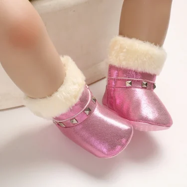 Autumn and Winter Baby Cotton Shoes With Plush Insulation Are Suitable For Indoor and Outdoor Baby Walking Shoes 6