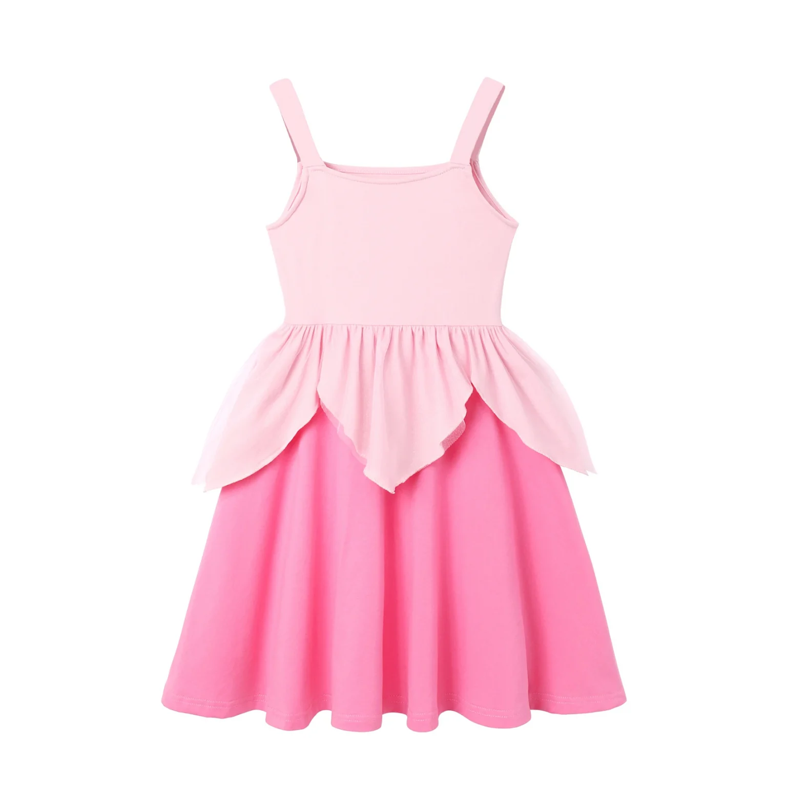 2025 Girls Elsa Anna Casual Dress Girls Summer Daily Oufit Vestidos Childrens Sleeveless Colorful Cotton Print Costumes Dresses 4