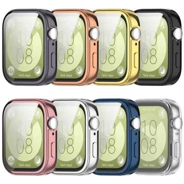 Full Cover For Huawei Watch Fit 3 SmartWatch TPU Screen Protector Case Protective Frame Bumper Shell for Huawei Fit3 Accessories 3