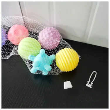 Baby Bath Toy Textured Multi Massage Ball Soft Hands Touch Balls Set Infant Tactile Senses Development Toys BabiesTraining Game 2