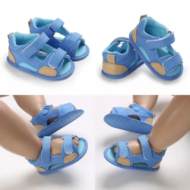 New Summer Sandals Newborn Baby Boys Girls Shoes Casual Soft Sole Breathable First Walker Canvas Baby Shoes Non-slip Toddler 3