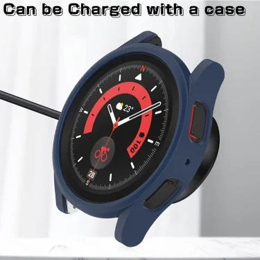 Case for Samsung Galaxy Watch 5 Pro 45mm Galaxy Watch 5 40mm 44mm Screen Protector PC Bumper All-Around Watch 5/5 Pro Accessorie 4