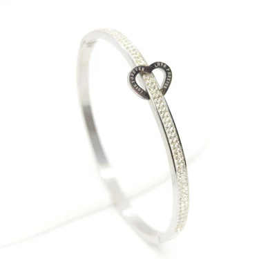Hip hop style personality fashion interesting design curved nail stainless steel bracelet men's women's jewelry 6