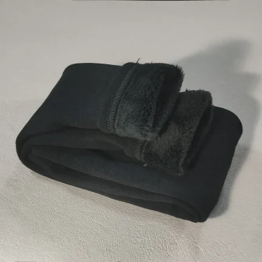 2025 Girls' Pants Children's Winter Thickened Warm Pants Warm Elastic Pink Navy Blue Underpants Boys' Pants 3