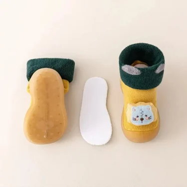 New Toddler Shoes Baby Soft Bottom Indoor Children's Floor Socks Shoes and Socks Thickened and Warm Winter Models 4