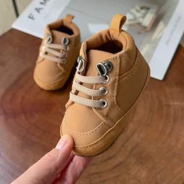 Baby Canvas Sneakers Classic Casual Baby Boy Girl Shoes Anti-slip Soft First Walkers Infant Baby Unisex Shoes 4