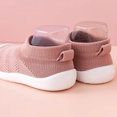 Summer Mesh Breathable Simple Baby First Walker Toddler Shoes Soft Bottom Lightweight Kids Girls Boys Slip-On Casual Sneakers 5
