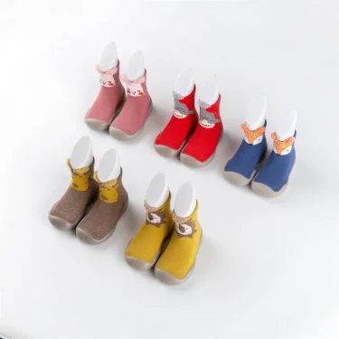 Spring and Fall Models of Children's Walking Shoes Floor Socks Infant Non-slip Soft Bottom Floor Shoes for Boys and Girls Indoor 2