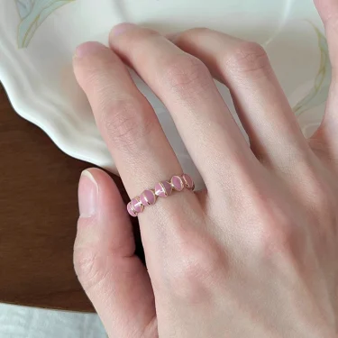 Pearl Ring Female Minority Design Advanced Sense Fashion Personality Adjustable Beimu Vintage Index Finger Ring Jewelry Gift 5