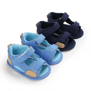 New Summer Sandals Newborn Baby Boys Girls Shoes Casual Soft Sole Breathable First Walker Canvas Baby Shoes Non-slip Toddler 6