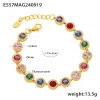 Round Gold Colorful