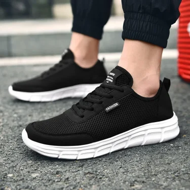 New Mesh Men Shoes Lac-up Casual Shoes Men Sneakers Breathable Lightweight Footwear Comfortable Sport Trainers Zapatillas Hombre 3