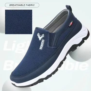 Men Running Hiking Sneakers Breathable Orthopedic Travel Plimsolls Non-Slip Comfortable for Outdoor Activity Hiking Walking 2
