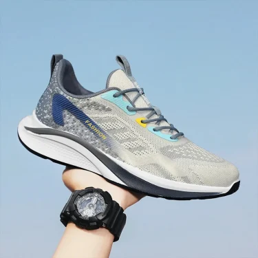 Fashion Men Sneakers Mesh Casual Shoes Lac-up Men Shoes Lightweight Vulcanize Shoes Walking Sneakers Zapatillas Hombre 1