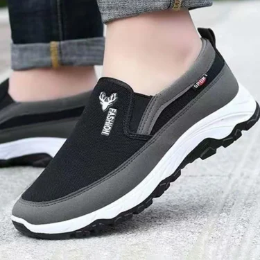 Men Running Hiking Sneakers Breathable Orthopedic Travel Plimsolls Non-Slip Comfortable for Outdoor Activity Hiking Walking 4