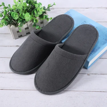 1 Pair Disposable Slipper For Guest Non Slip House Slipper Washable Reusable Hotel Slipper Wedding Portable Slipper 4