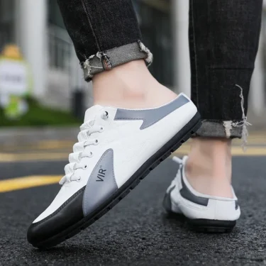 Classic Half Slipper Low Flats Shoes for Men Concise Men's Sneakers Spring Fall Male Casual Shoes Breathable Tenis Para Hombre 5
