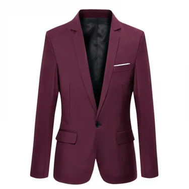 Blue Men Blazers Work Office 2025 Men Tuxedos For Formal Occasions Pockets Coat Blazers Male Custom Men's Business Slim Blazers 3