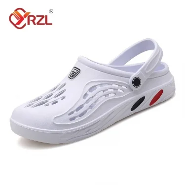 YRZL Sandals Unisex Soft Non-slip Wear-resistant Casual Mens Sandals Comfortable High Quality Beach Shoes Outdoor Slippers Men 3