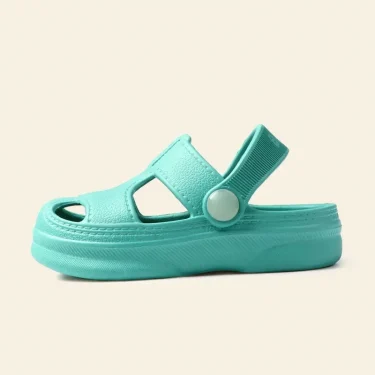Summer Kids Sandals Soft Anti-Skid EVA material Slippers Solid color Design Hole Baby Sandy Beach for BoysGirls Children Shoes 6