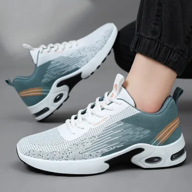 Men Sneakers Air Cushion Outdoor Sports Running Shoes Mesh Breathable Walking Shoes Soft Sole Casual Sneakers Size 39-47 3