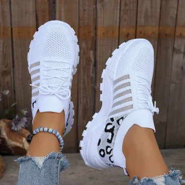 Summer Women Casual Shoes High-quality Breathable Sports Shoes Thick Soled Ankle Boots Zapatillas De Mujer 2025 New White Shoes 1