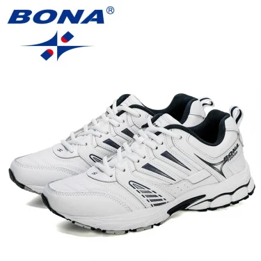 BONA New Design Style Men Shoes Breathable Popular Men Running Shoes Outdoor Sneaker Sports Shoes Comfortable Free Shipping 6