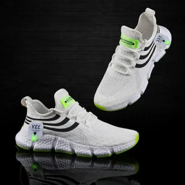 Men's Shoes Outdoor Sports Shoes Sneakers Light Walking Shoes Mesh Breathable Casual Fashion Running Shoes For Women Tenis Shoes 2