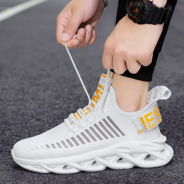 Men Shoes Comfortable Sneakers Womoen Breathable Couple Running Shoes Mesh Tenis Sport Shoes Size 36-46 Waling Sneakers Men 1
