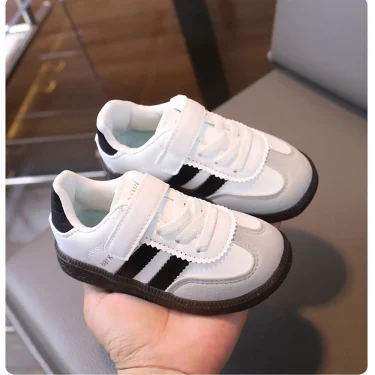 Spring Sport Shoes For Children PU Leather Ergonomics Kids Sneakers Soft-soled Children's Sneakers Boy's Girl's Tennis Shoes 6