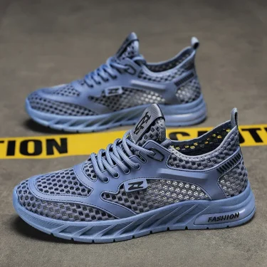 Men's Mesh Sneakers 2025 Summer Mesh Sports Breathable Casual Shoes Comfortable Men's Tennis Shoes Lightweight Running Shoes 1