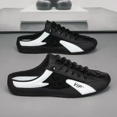 Classic Half Slipper Low Flats Shoes for Men Concise Men's Sneakers Spring Fall Male Casual Shoes Breathable Tenis Para Hombre 3