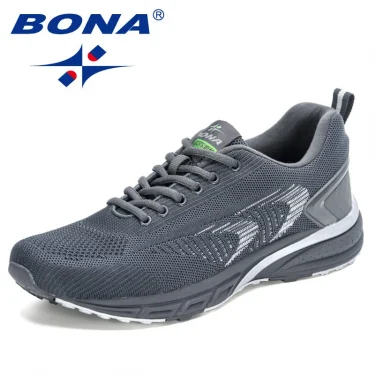 BONA New Arrival Outdoor Walking Comfortable Sneakers Lace Up Athletic Shoes For Men Popular Style Men Running Shoes 4