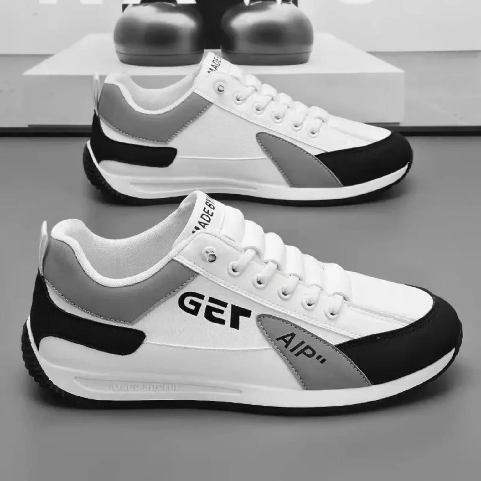 New Men's Casual Sneakers Autumn Lazy Person One Step Running Sports Shoes Men's Work Shoes Trendy 1