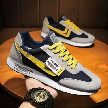 Men Causal Light Fashion Sneakers Man 2025 Spring New Lace-up Flats Outdoors Mesh Breathable Casual Shoes Zapatillas De Hombre 2