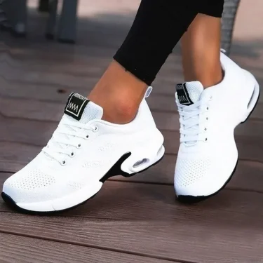 Women Running Shoes Breathable Casual Shoes Outdoor Light Weight White Tenis Sports Shoes Casual Walking Sneakers for Women 1