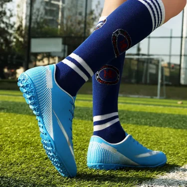 Men Turf Soccer Shoes Boys Soccer Field Cleats Anti Skid Outdoor Futsal Sneakers Fashion Youth Society Football Boots Plus Sized 4